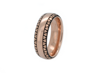 Eternal Love Band with laser-engraved surface detail, shown against a light background.