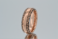 Product photo of the Eternal Love Band with laser-engraved surface detail.