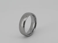 Video preview of the The Arrow Waves tungsten ring showing the surface detail as the item moves.