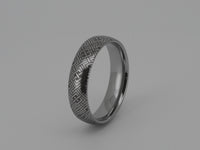 Video preview of the Eternal Knot tungsten ring showing the surface detail as the item moves.